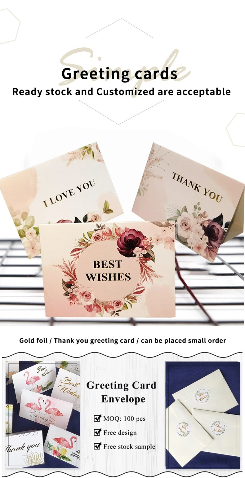 Best Wishes for You Christmas Holiday Greeting Paper Gift Card