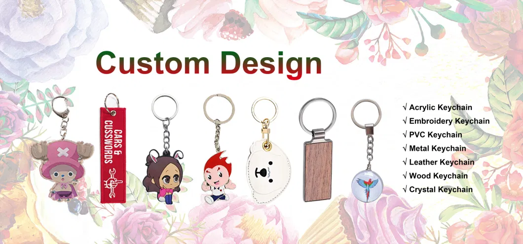 Custom Acrylic Keychain Blanks Wholesale Plastic Key Chain Charms