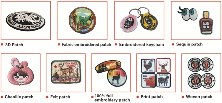 Customized Logo Fashion Patch Embroidery Patches /Embroidery Badge Fabric (Yb-HD-158)