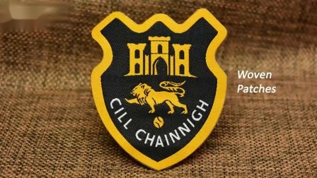 Customized Wheel Gear Shape Embroidery Badge