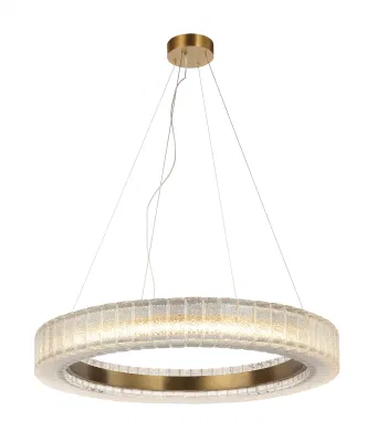 Modern Nordic Large Luxury Glass Round Pendant Lamp for Project