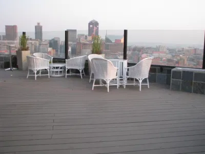 Wood Plastic Composite Decking Projects with CE, Fsg SGS, Certificate
