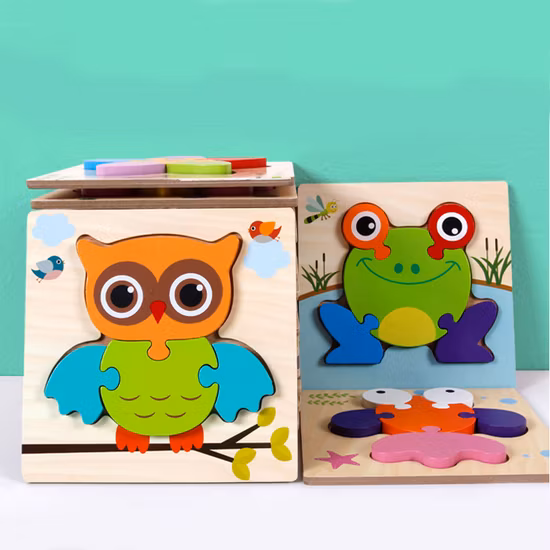 Kids Educational Toys 3D Wooden Puzzle Jigsaw Puzzle Toy
