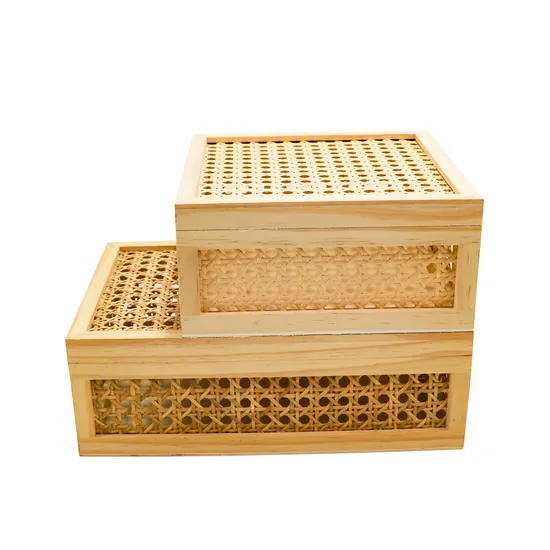 Craft Decorative Engraved Sliding Lid Box Storage Wooden Box