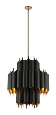 Metal Black Penant, Chandelier Suspension Lamp for Project