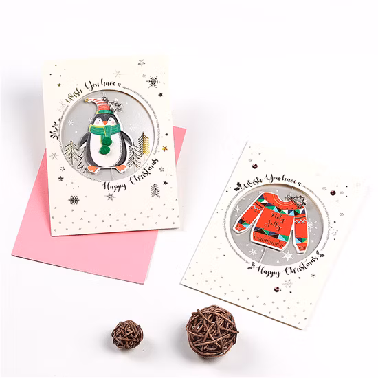 Custom Paper Greeting Card Colorful Printing Invitation Card Thank You Card High Quality