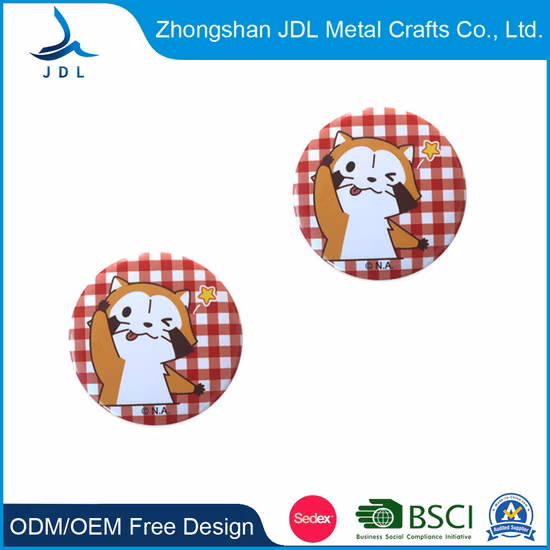 Promotion Customized Printing Tinplate Nurse Tin White Co