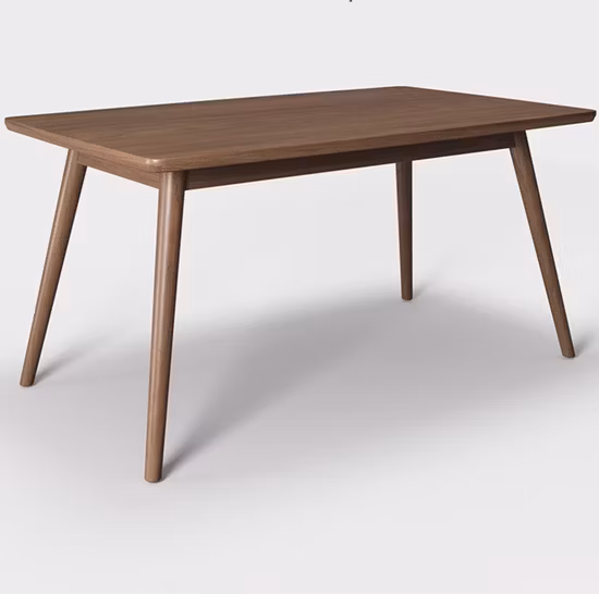 1: 12 Dollhouse Miniature Wooden Dining Table for Doll Home Decor Accessories
