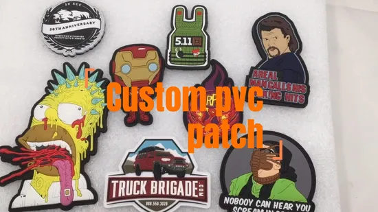 Promotion PVC Tag PVC Rubber Patch for Cloth