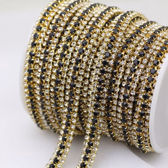 Wholesale 3 mm Gold AA Hotfix Rhinestone Garment Accessories Sliver Crystal Glass Rhinestones
