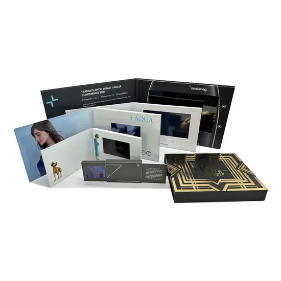 Custom Business LCD Screen Video Greeting Card