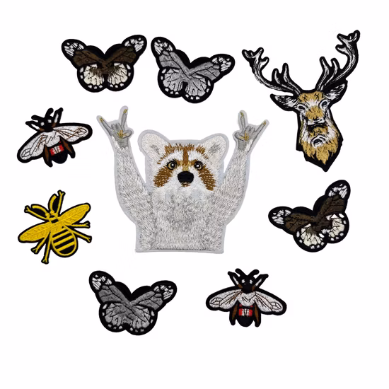 Garment Accessories Embroidery Patches Custom Embroidered Patch Badge Embroidery Patch
